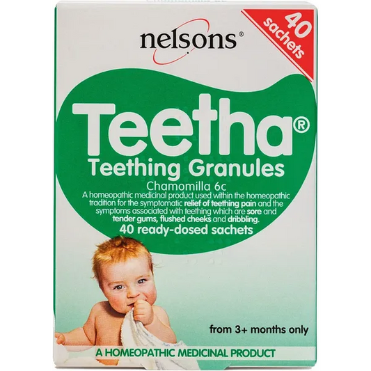 NELSONS TEETHA TEETHING GRANULES 24SACH (PACK OF 24)