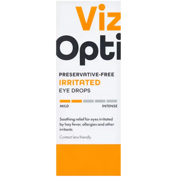 VIZOPTI PRESERV FREE IRRITATED EYE DROPS