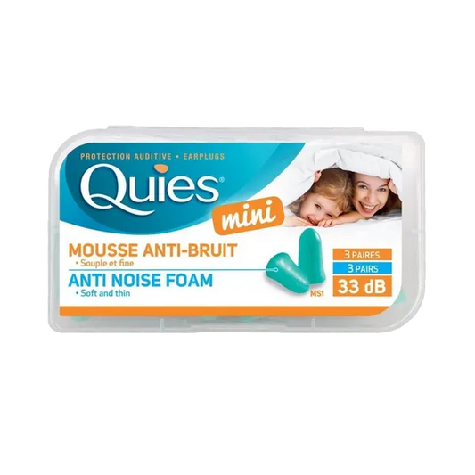 QUIES EARPLUG FOAM MINI (3 PAIRS)