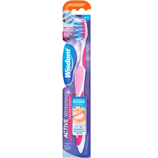 WISDOM ACTIVE WHITE BRIGHT TOOTHBRUSH