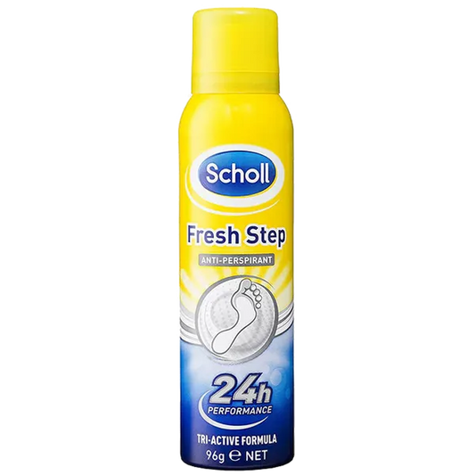 SCHOLL FRESH STEP ANTI-PERSP FOOT SPRAY (150ML)