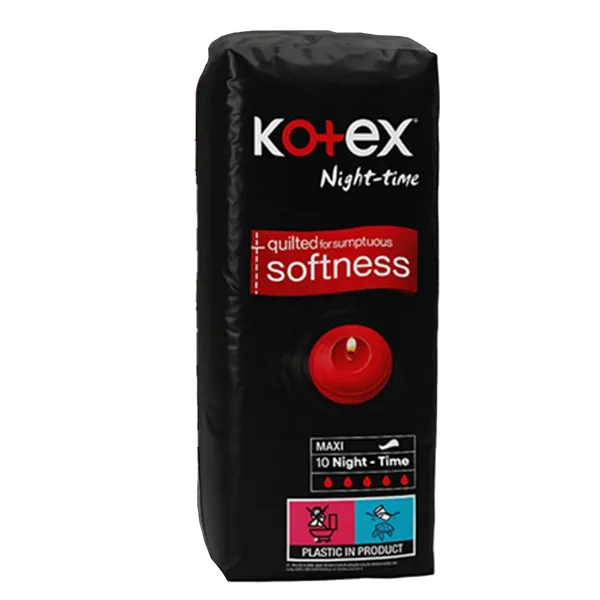 KOTEX MAXI NIGHT TIME (PACK OF 10)