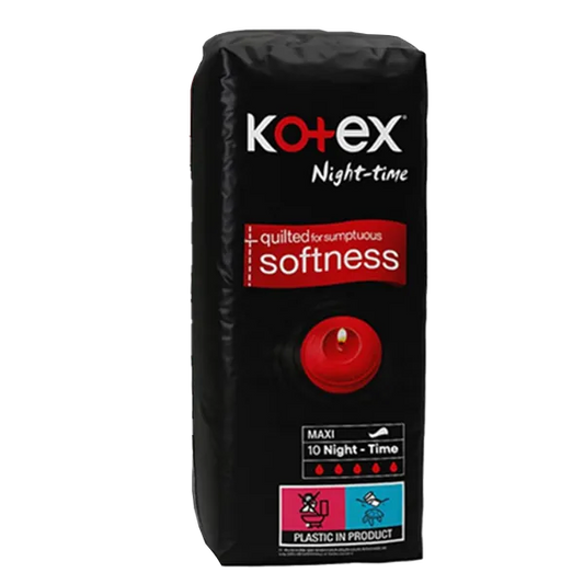 KOTEX MAXI NIGHT TIME (PACK OF 10)