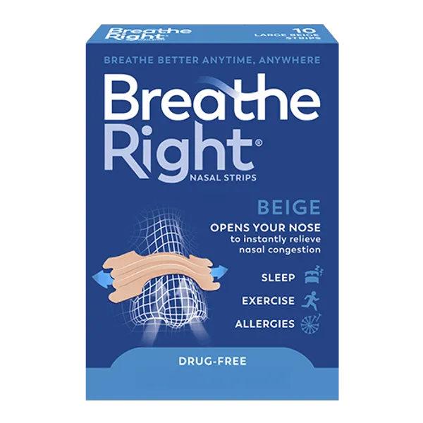 BREATHE RIGHT NASAL STRIP NAT LARGE (PACK OF 30)
