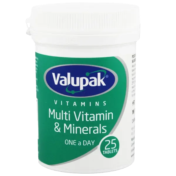 VALUPAK MULTIVITAMINAMIN & MINERALS OAD TABLETS (30)