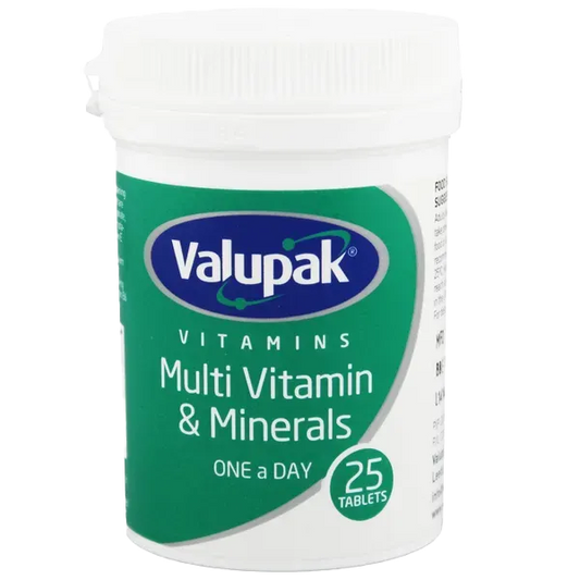 VALUPAK MULTIVITAMINAMIN & MINERALS OAD TABLETS (30)
