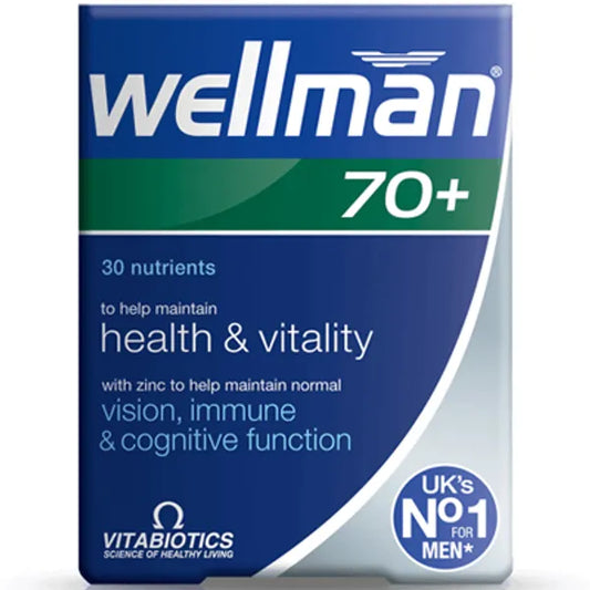 VITABIOTICS WELLMAN HLTH & VITALITY TABLETS (PACK OF 30)
