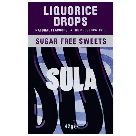 SULA LIQUORICE FLAVOURED SUGAR FREE (42G)