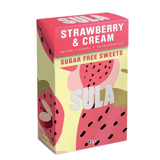SULA BOX STRAWBERRY CREAM SUGAR FREE (42G)