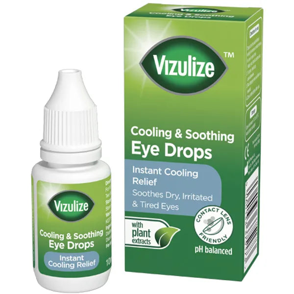 VIZULIZE COOLING AND SOOTHING EYEDROPS (10ML)