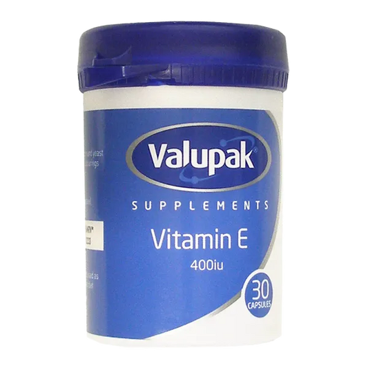VALUPAK VITAMIN E 400IU CAPSULES (30 CAPSULES)