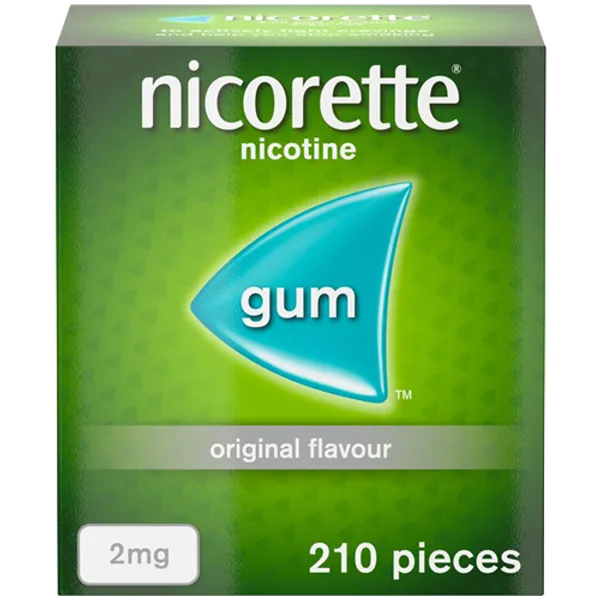 NICORETTE GUM ORIGINAL 2MG (PACK OF 210)