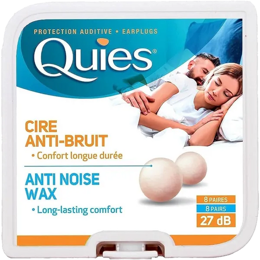 QUIES NATURAL WAX BOULES (8 PAIRS)