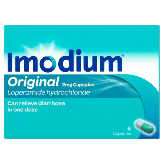 IMODIUM CAPSULES 2MG (PACK OF 6)