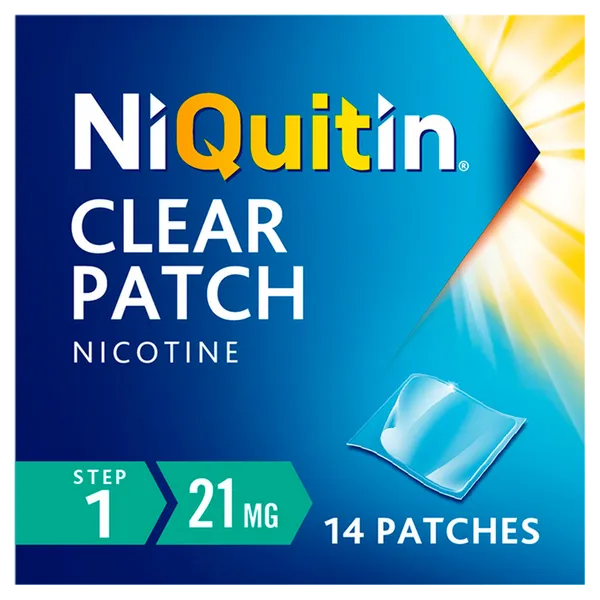 NIQUITIN CLR PATCH STEP 1 21MG (PACK OF 14)