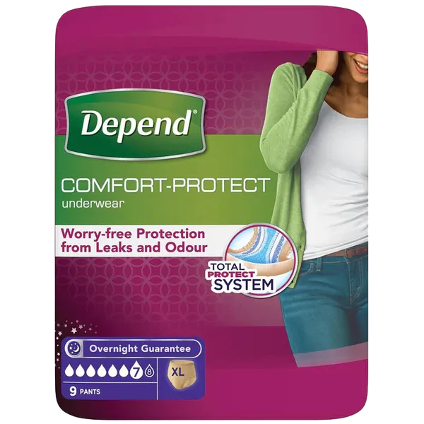 DEPEND COMFORT PROTECT FEMALE LARGE