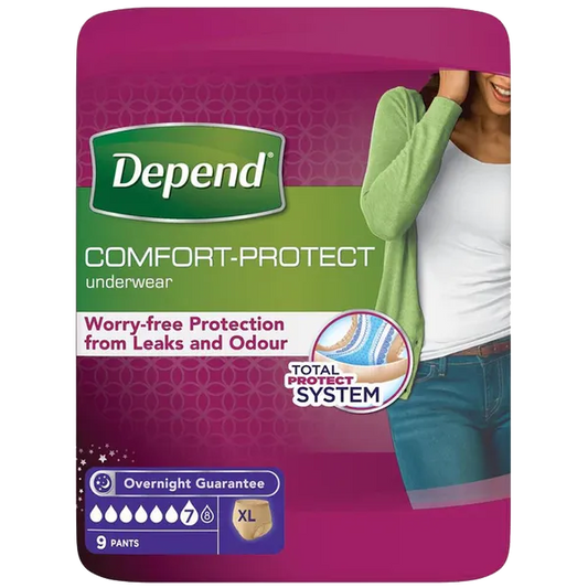 DEPEND COMFORT PROTECT FEMALE LARGE