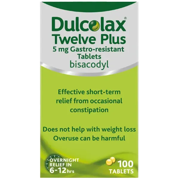 DULCOLAX TWELVE PLUS 5MG (PACK OF 100)