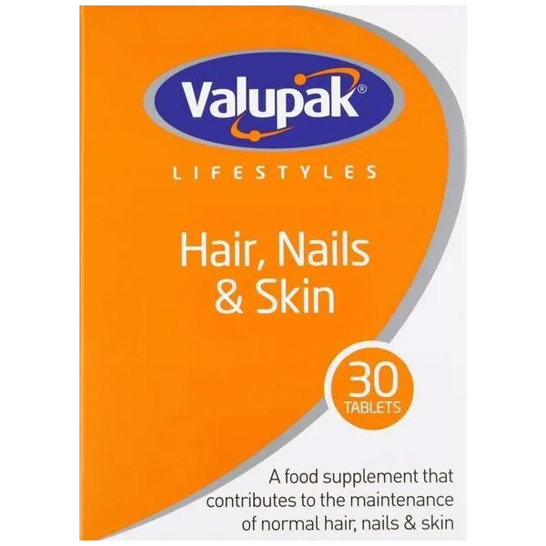 VALUPAK HAIR NAILS & SKIN OAD TABLETS (30 TABLETS)
