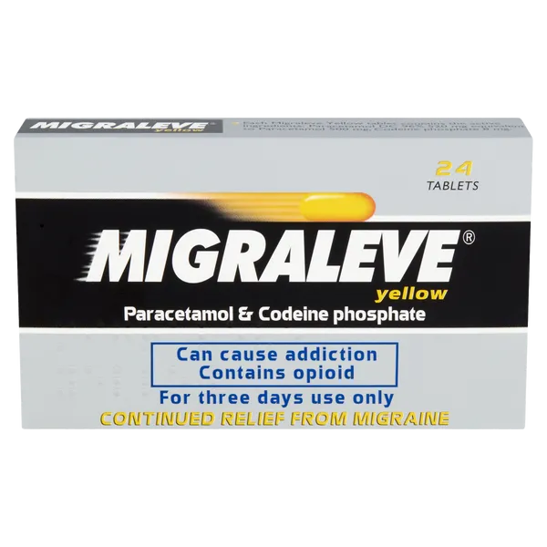 MIGRALEVE TAB YELLOW-TWO (PACK OF 24)