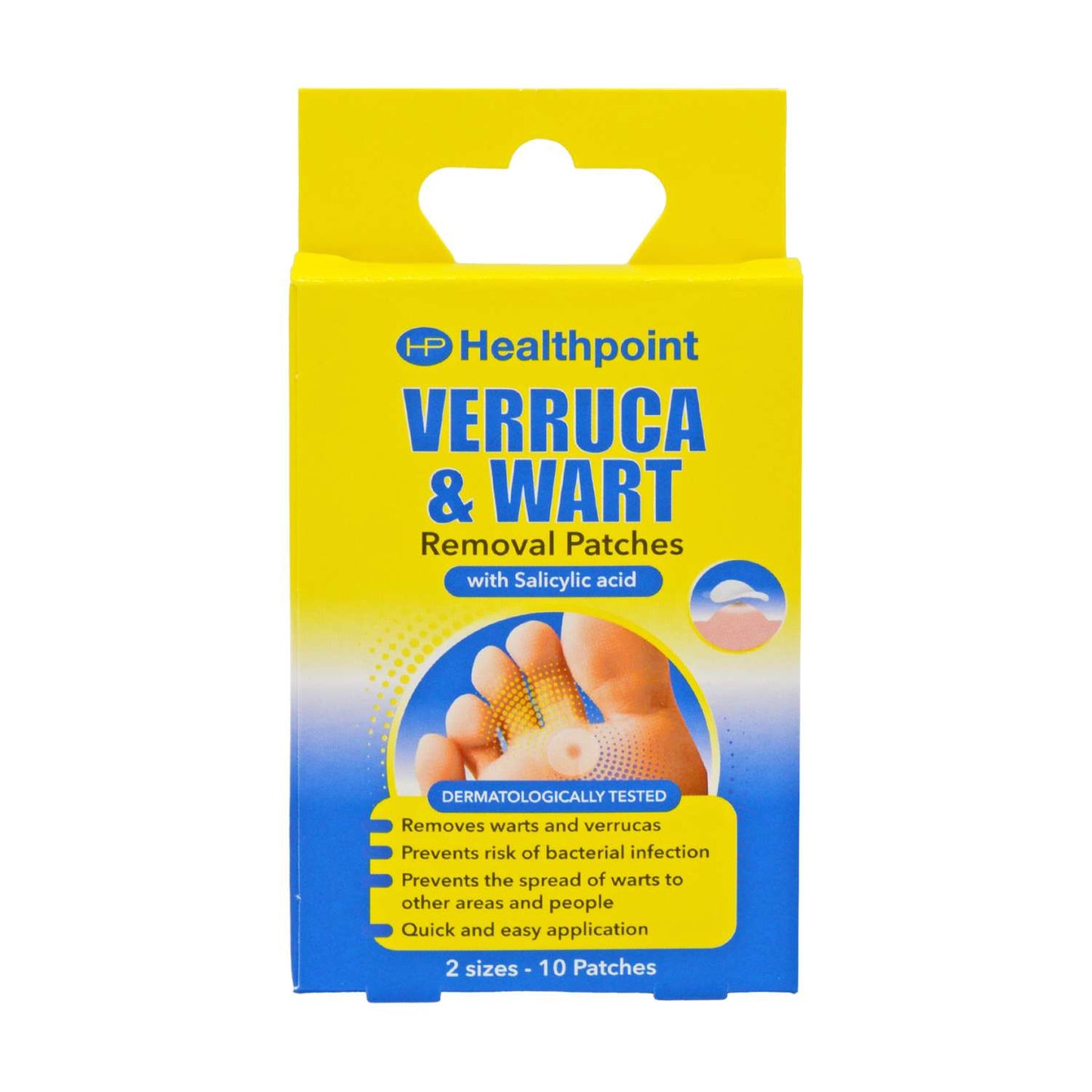 HEALTHPOINT VERRUCA & WART PATCH