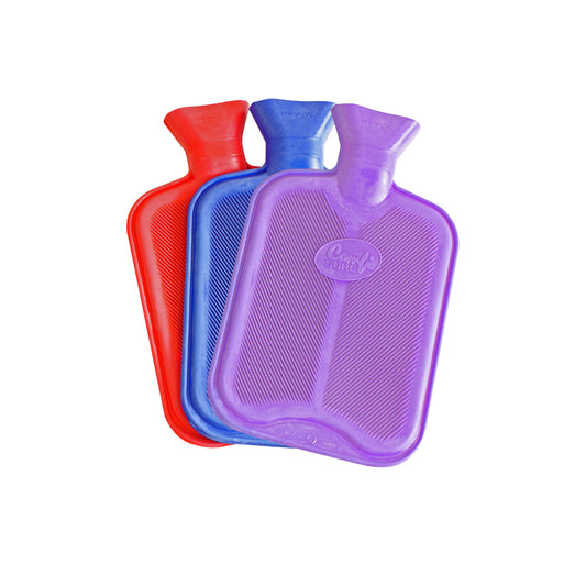 HOT WATER BOTTLE RUBBER RIBBED 2 SIDES