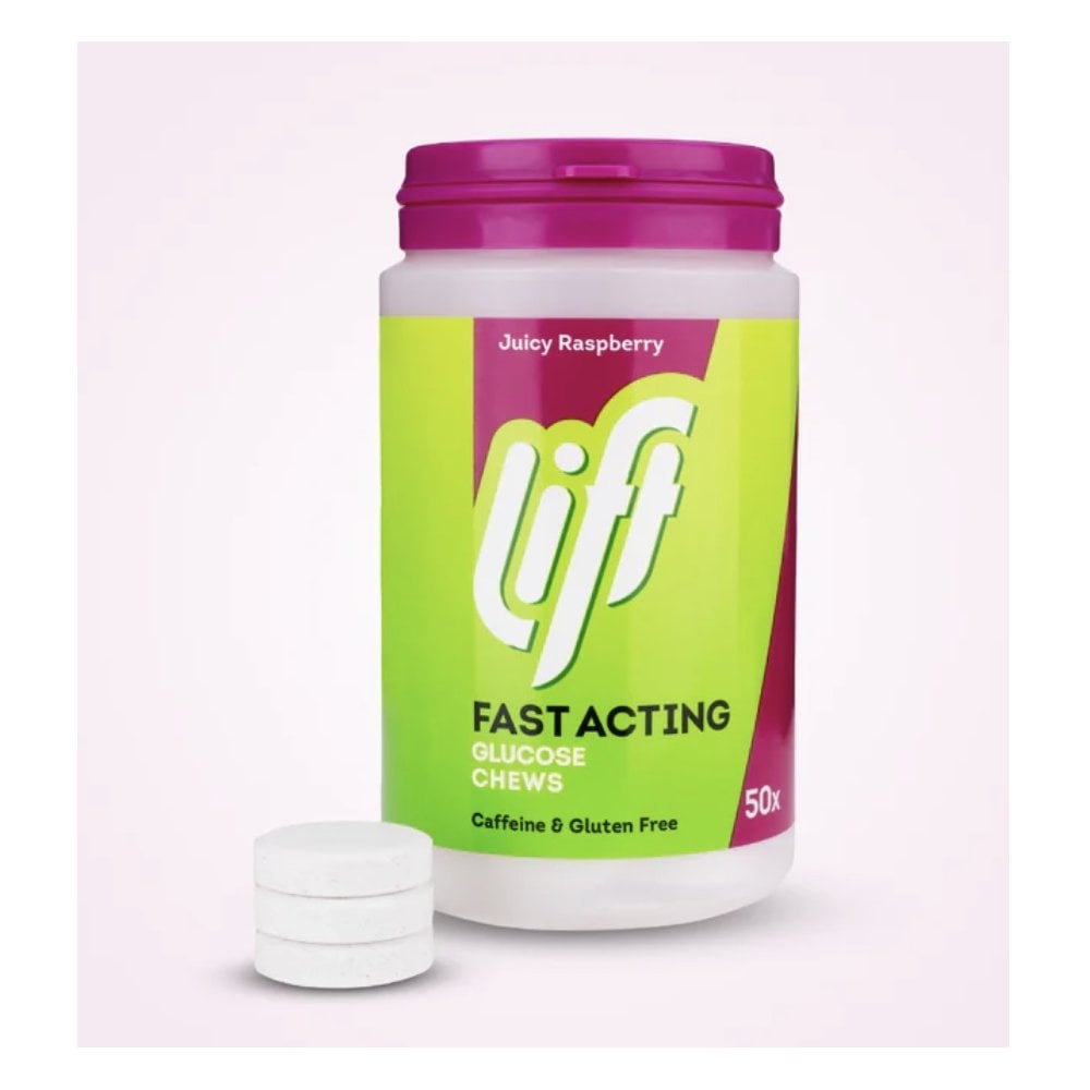 LIFT TABLETS RASPBERRY - TUB (50 TABLETS)