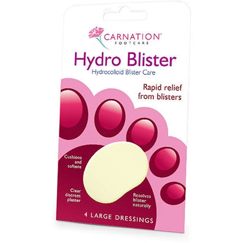 CARNATION HYDRO BLISTER RELIEF PLASTERS (4)