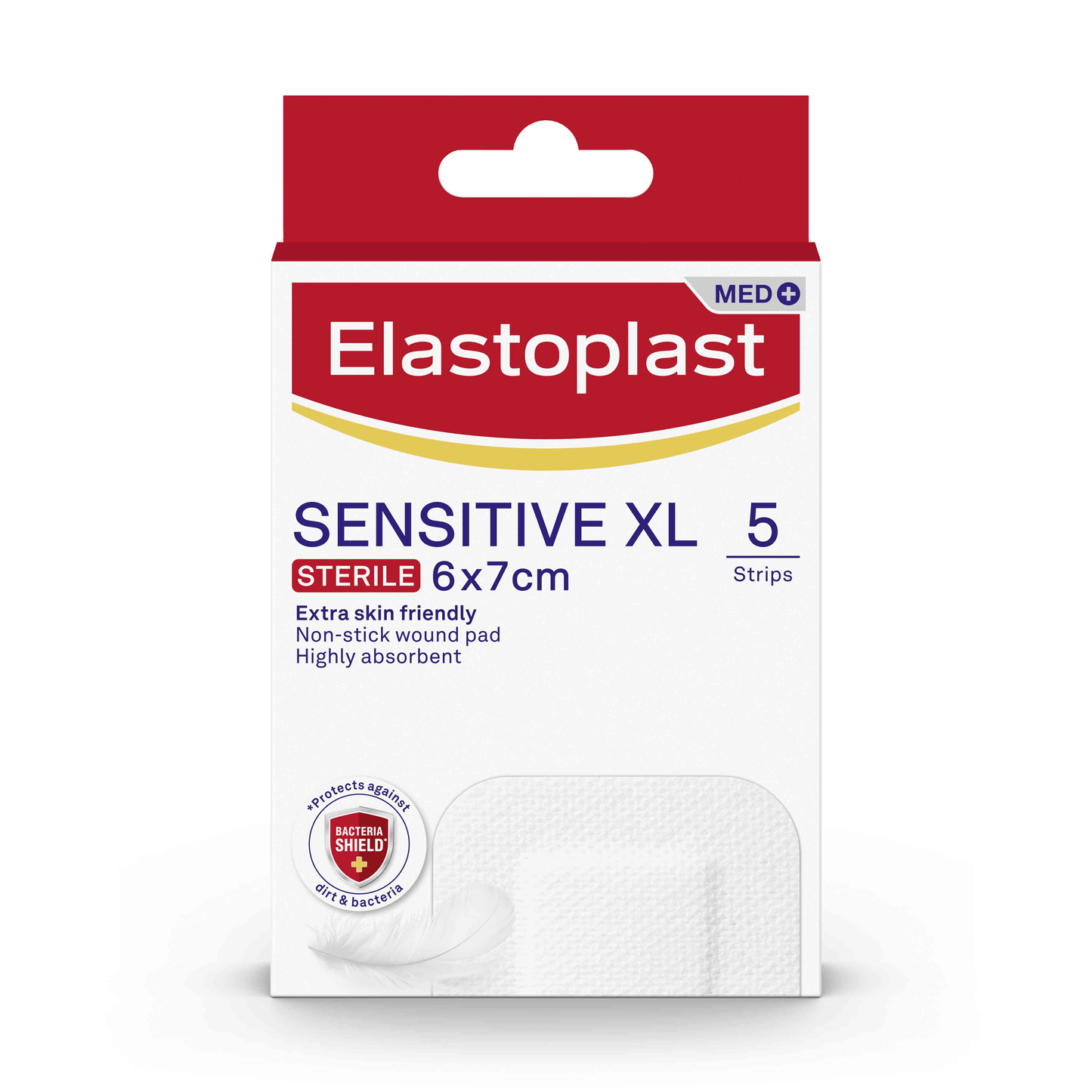 ELASTOPLAST SENSITIVE DRESSINGS 6X7CM XL
